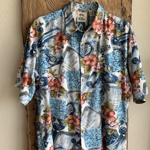 Pau Hana Hawaii Aloha Shirt - Large - Picture 5 of 13